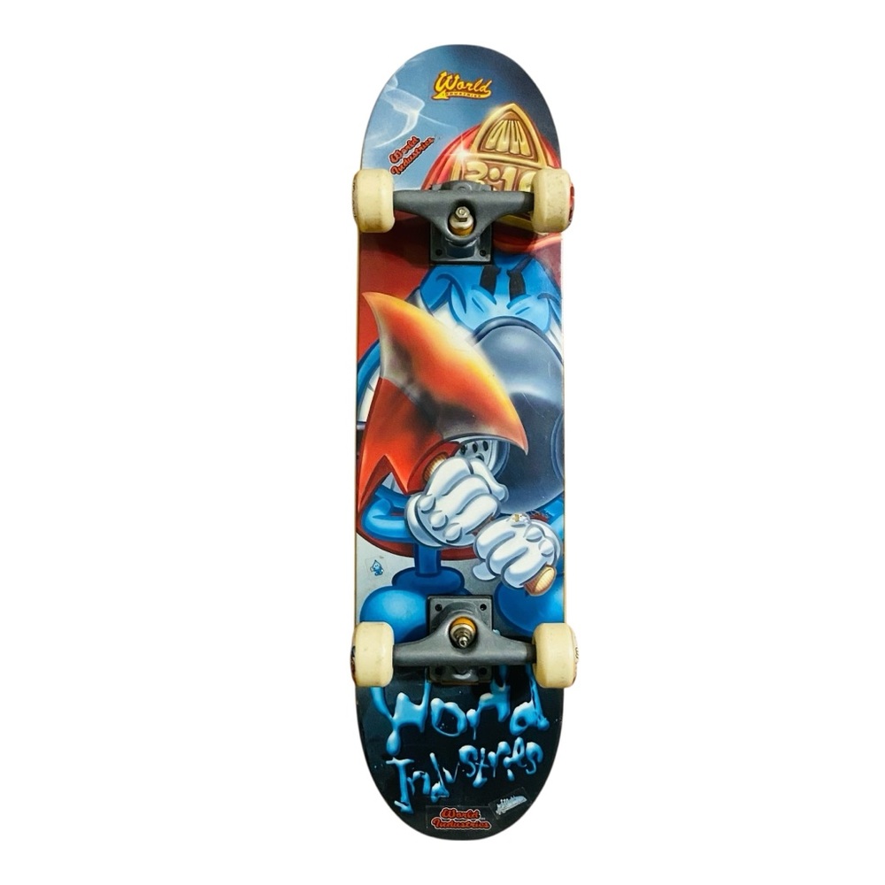 Rare Tech Deck World Industries Wet Willy Fireman Axe Handboard 27CM Skateboard